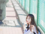 校园女生,青春绽放的美丽风景线