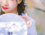扇面小姐姐,古典韵味与现代风采的完美融合