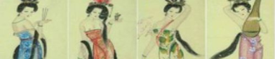 我国四大美女图片,沉鱼落雁，闭月羞花”